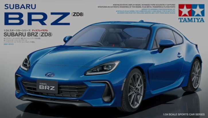 TAMIYA 24362 1/24 速霸陸SUBARU BRZ (ZD8)_一般房車_自動車_魔力屋